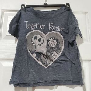 Nightmare before Christmas nbc crop top small